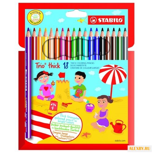 STABILO Цветные карандаши Trio