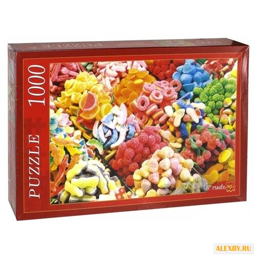 Пазл Рыжий кот Разноцветный