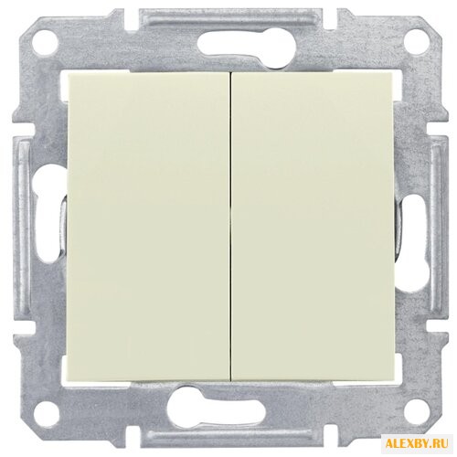 Выключатель 2х1-полюсный