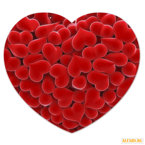 Коврик Printio Валентинка сердце