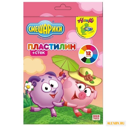 Пластилин CENTRUM Смешарики 12