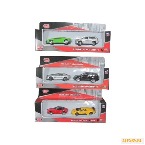 Набор машин ТЕХНОПАРК Иномарки