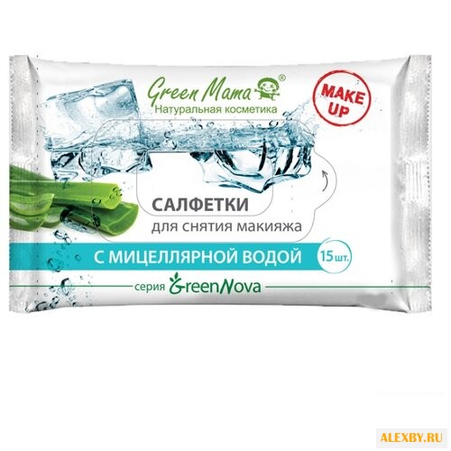 Green Mama салфетки для снятия