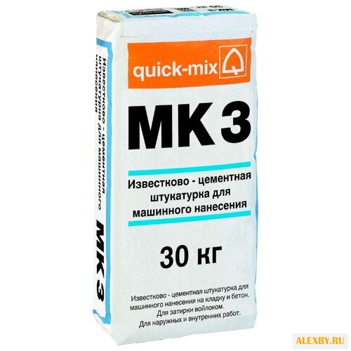 Штукатурка quick-mix MK 3 h 30 кг