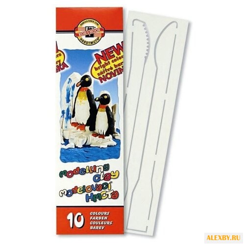 Пластилин KOH-I-NOOR Пингвин 10
