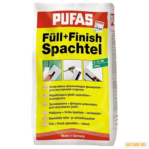 Шпатлевка PUFAS Füll+Finish
