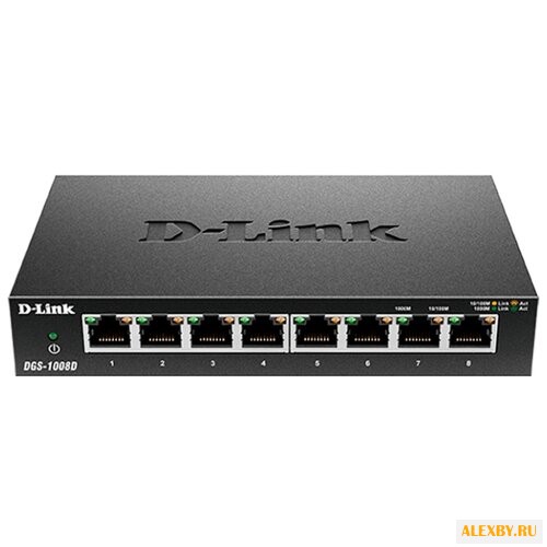 Коммутатор D-link DGS-1008D J3A