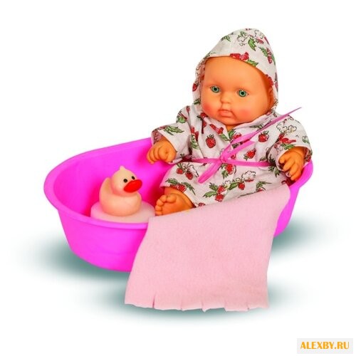 Кукла Весна Карапуз в ванночке