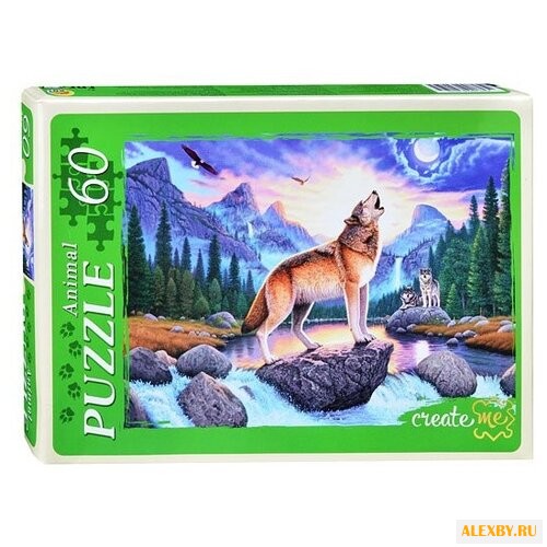 Пазл Рыжий кот Animal Волк у