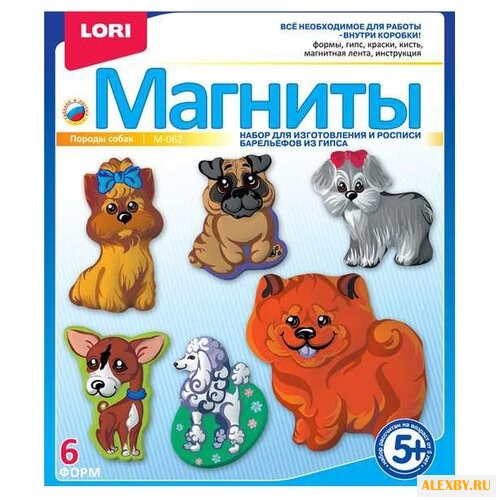LORI Магниты - Породы собак М-062