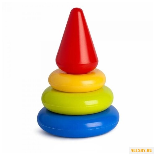 Пирамидка Росигрушка Кнопа 9228