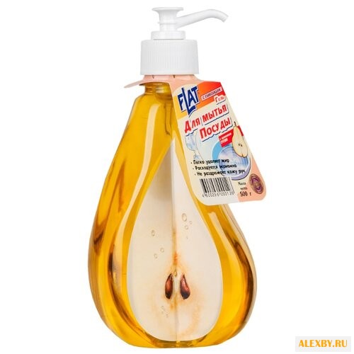 FLAT Гель для мытья посуды Груша