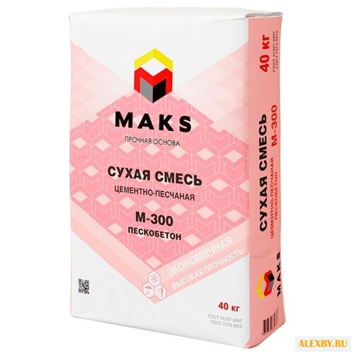 Пескобетон MAKS М-300 40 кг