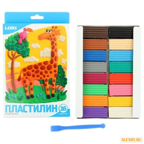 Пластилин LORI Классика 16