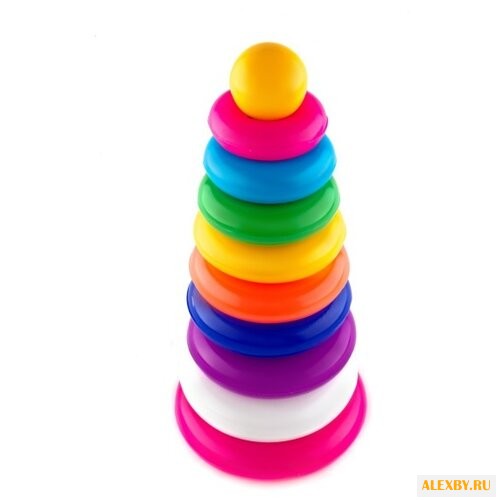 Пирамидка Пластмастер 9 колец