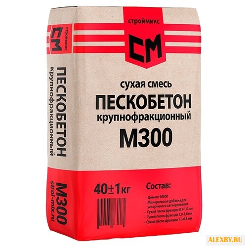 Пескобетон Строй Микс М-300 40