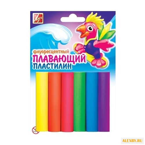Пластилин Луч флуоресцентный 6