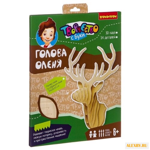 Пазл BONDIBON 3D Голова оленя