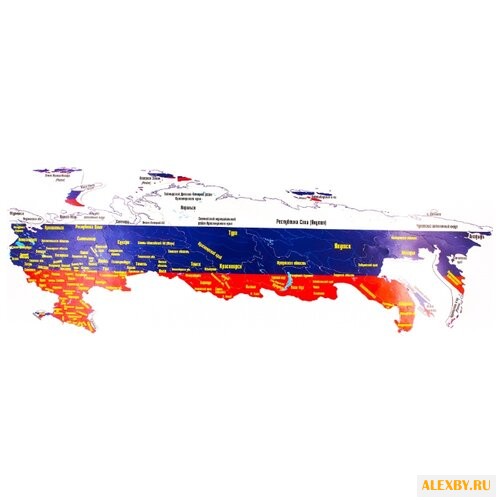 Пазл Гео-Магнит Россия в