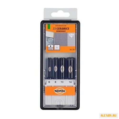 Набор сверл Hawera Xh Ceramics