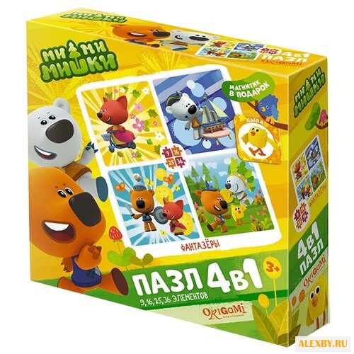 Набор пазлов Origami Фантазеры