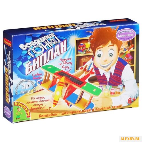 Пазл BONDIBON 3D Биплан ВВ1211