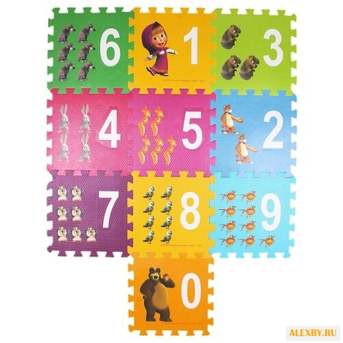 Коврик-пазл Играем вместе Маша