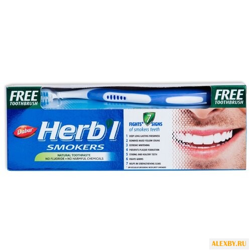 Зубная паста + щетка Dabur