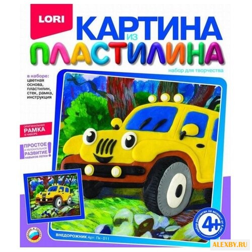 Пластилин LORI Картина из