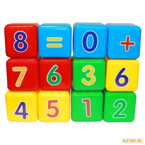 Кубики Пластмастер Первая