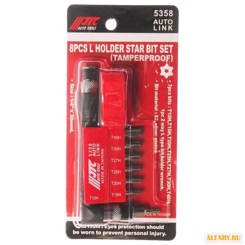 Отвёртка со сменными битами JTC