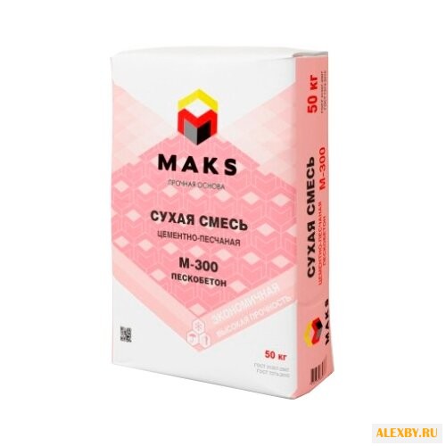 Пескобетон MAKS М-300 50кг