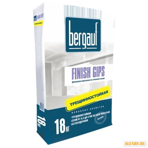 Шпатлевка Bergauf Finish Gips