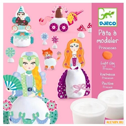 Пластилин DJECO Принцессы 09733