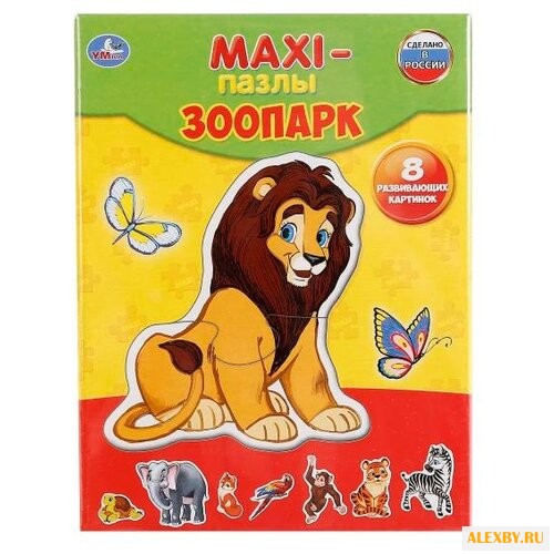 Набор пазлов Умка Maxi Зоопарк