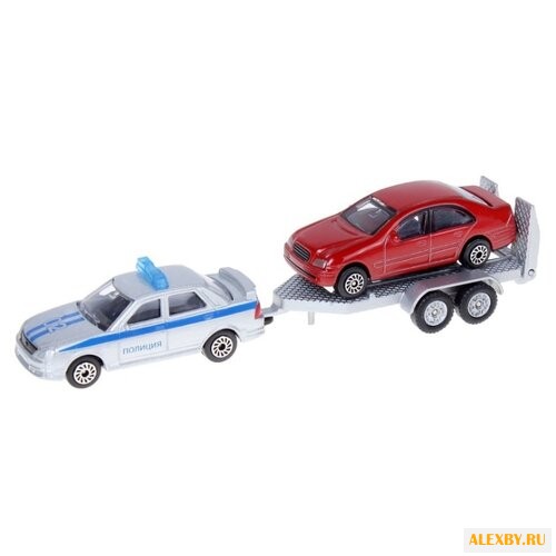 Набор машин ТЕХНОПАРК Полиция с