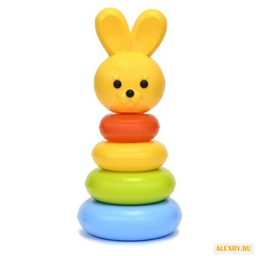 Пирамидка Росигрушка Зая 9639