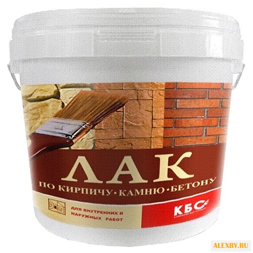 Лак КБС По кирпичу камню и
