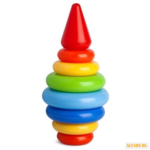 Пирамидка Росигрушка Бочонок 9230