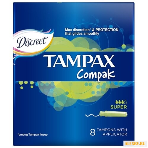 TAMPAX тампоны Compak Super
