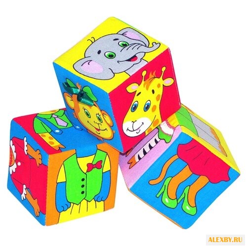 Кубики-пазлы Мякиши Собираем по