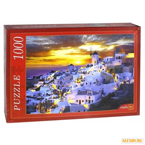 Пазл Рыжий кот Город из белого