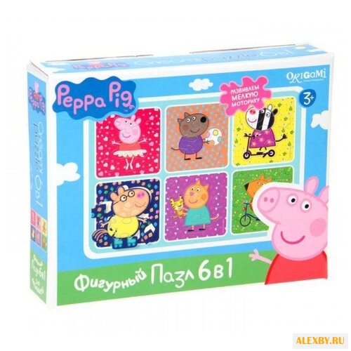 Набор пазлов Origami Peppa Pig