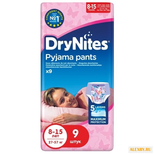 Huggies трусики DryNites для