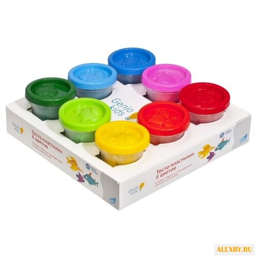 Пластилин Genio Kids 8 цветов
