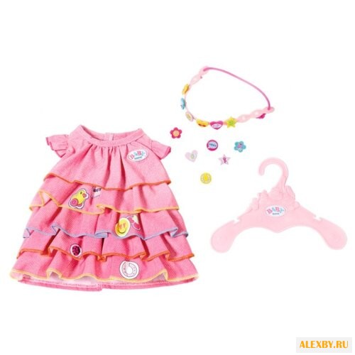 Zapf Creation Платье и ободок
