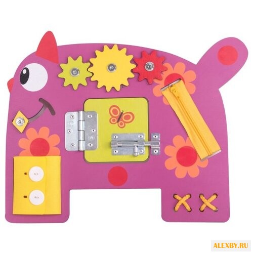 Бизиборд Занятный дом Деревяшки