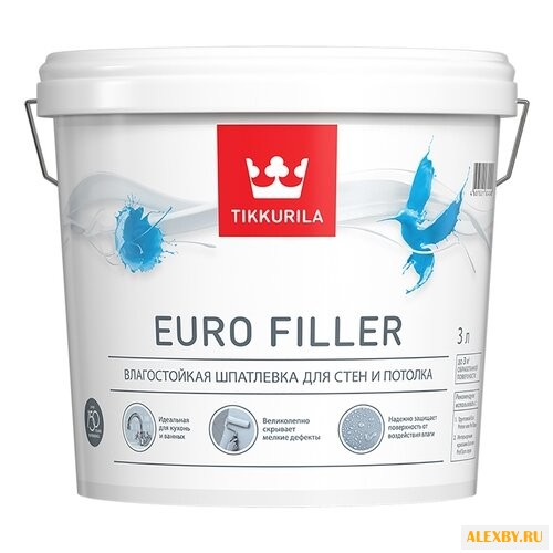 Шпатлевка Tikkurila Euro Filler