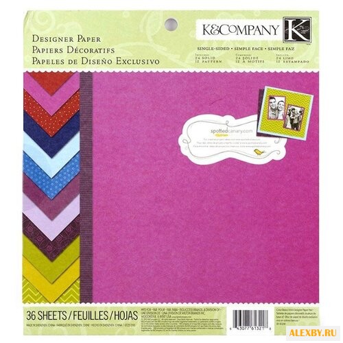 Бумага K&Company 215х215 см 36