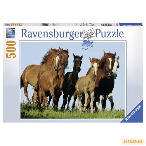 Пазл Ravensburger Табун лошадей